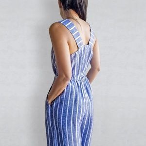 Small batch top and shorts linen handmade like new condition